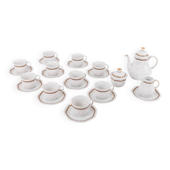 Service à café/thé vintage en porcelaine de Schirnding, Bavière, années 1970