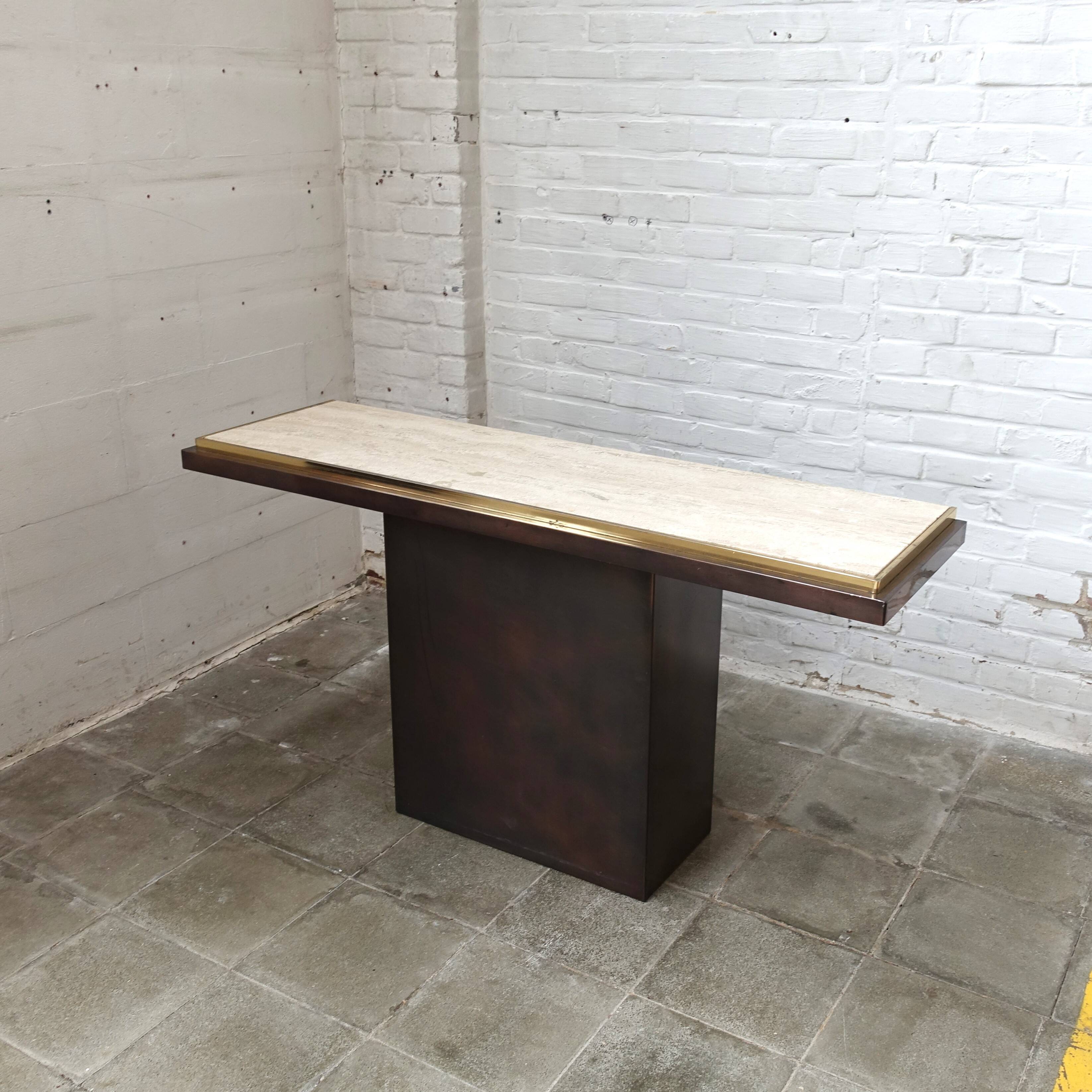 Table console Belgo Chrom