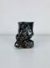 Abstract ceramic vase signed Montalto 1993