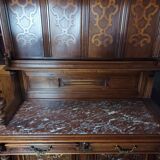 Buffet served Renaissance walnut