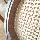 Set of four wooden chairs - canning Thonet