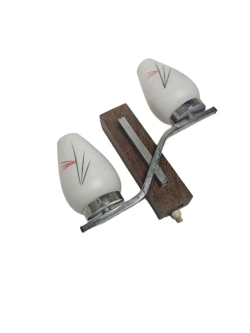 BTV double-arm wall lamp in art deco style