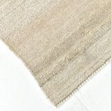 5x8 Beige & Cream Striped Kilim Rug, 160x234Cm