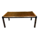Bamboo And Burlwood Top Dining Table, Italy, 1970's
