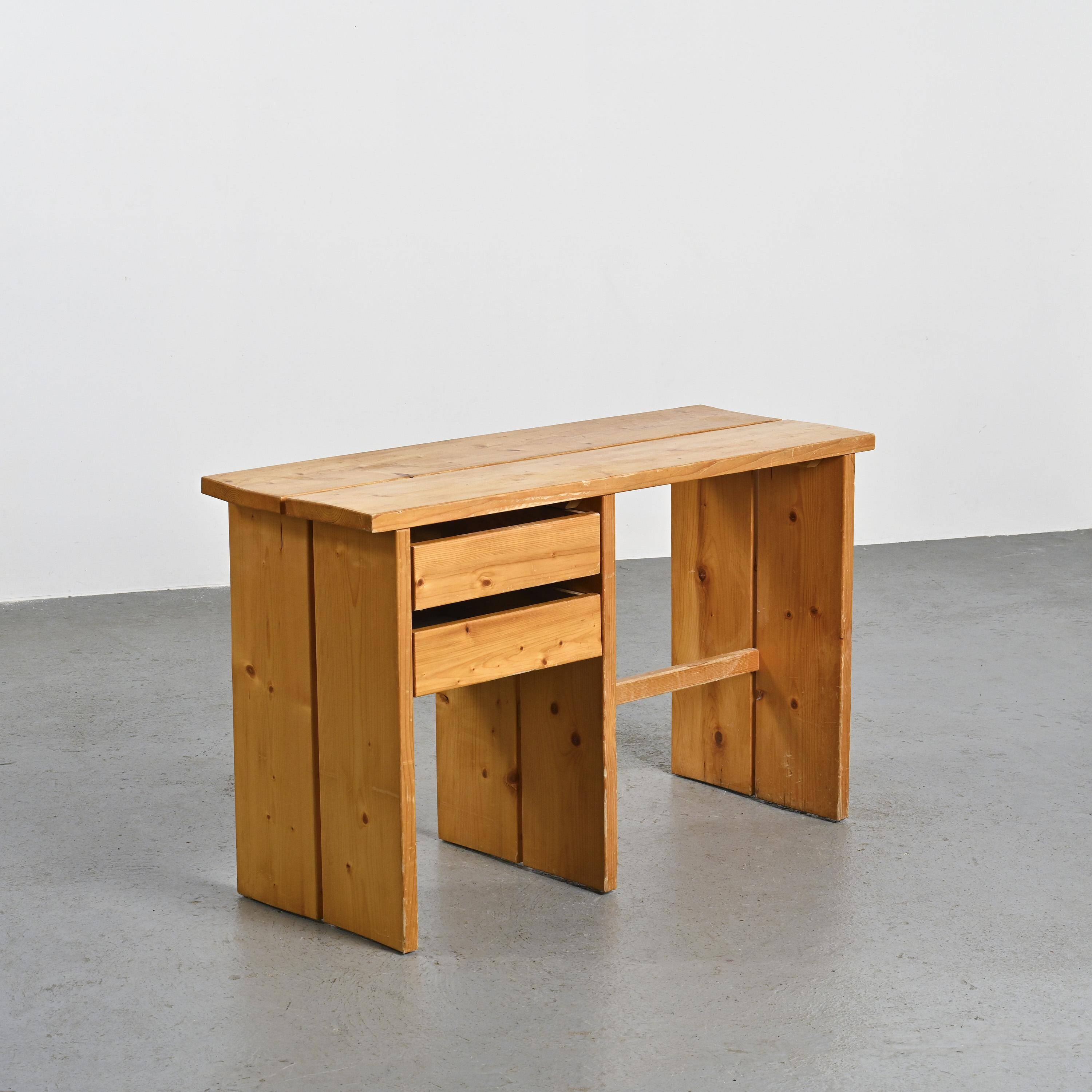 Pine desk, Mobiler Gal, La Plagne 60s