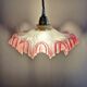 Suspension antique en verre