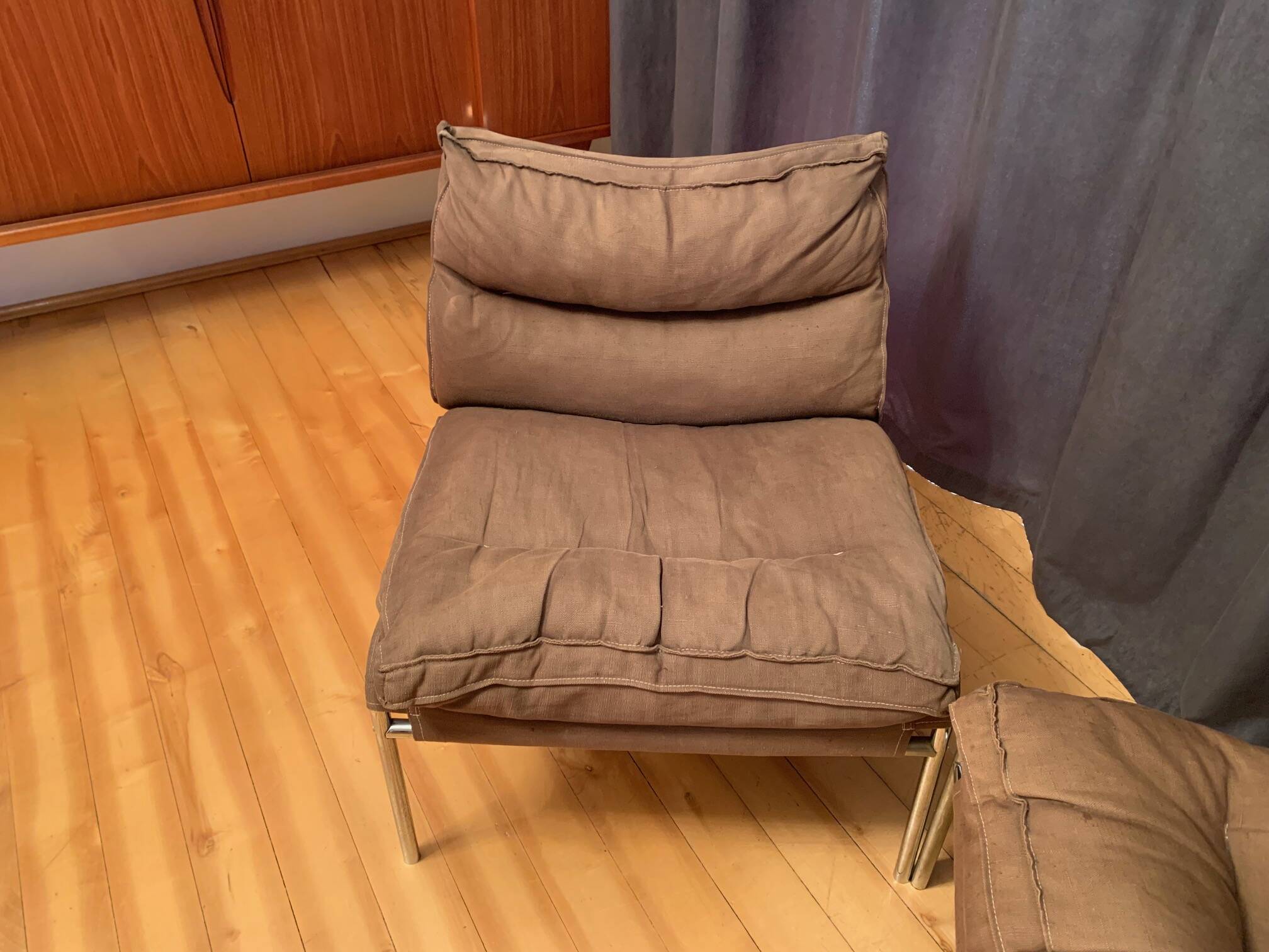 Gillis Lundgren easy chairs, Ikea, Sweden, 1970s