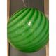 Green Swirling Sphere Pendant in Glass Italian Art
