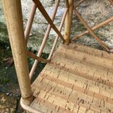 Vintage rattan shelf