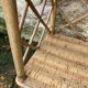Vintage rattan shelf