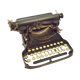 Portable typewriter corona manufacture usa around the 1920s numbered dimension: h-15xl29