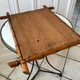 barber mirror style bamboo XXth