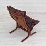 1960’s, Norwegian design, "Siesta" lounge chair by Ingmar Relling, leather, bentwood.