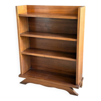 1950s raw wood bookcase