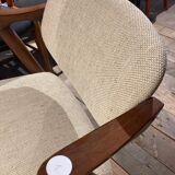 Model 42 teak dining chairs by Kai Kristiansen for Schou Andersen