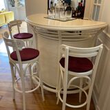 Art deco bar and stools