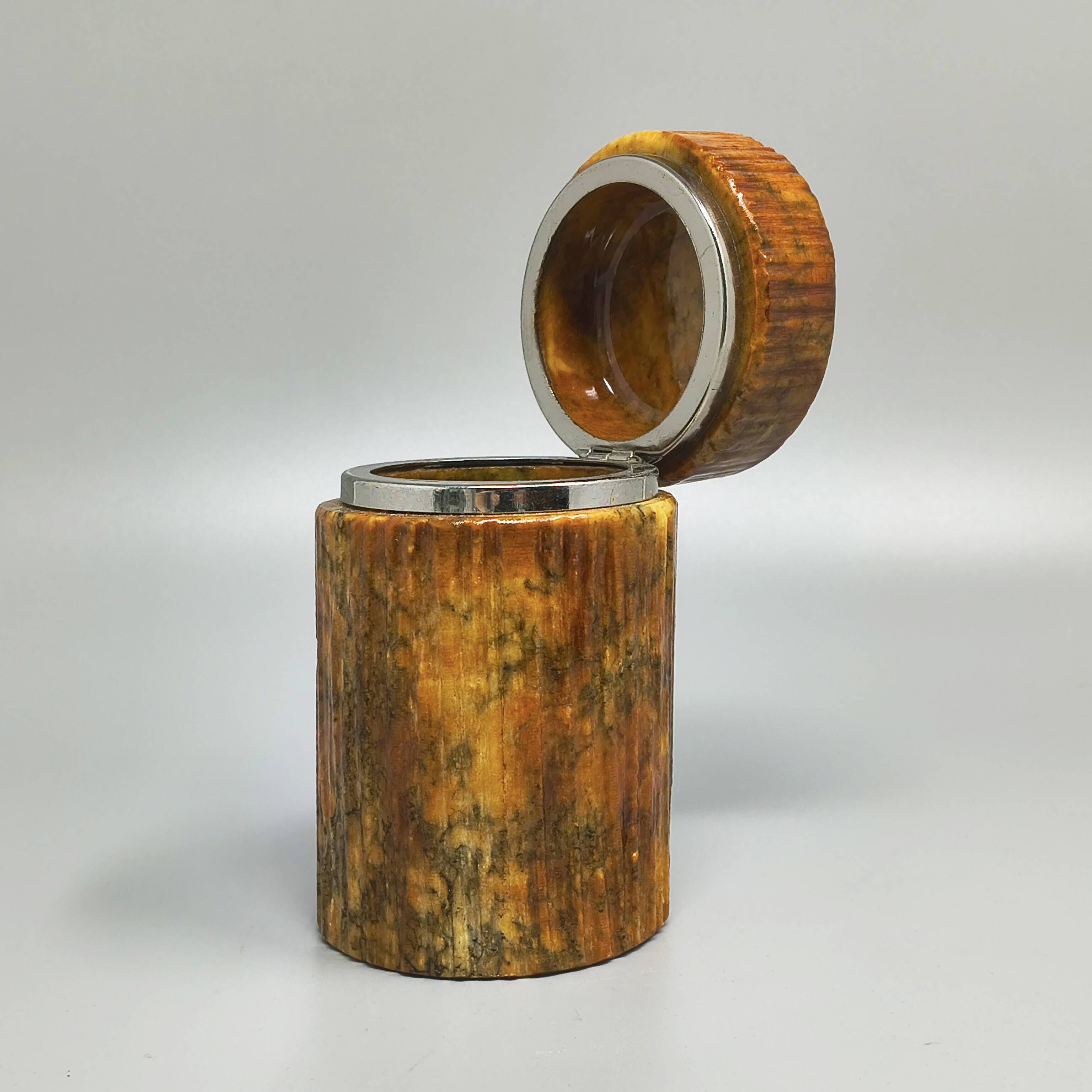 1960s Mid-Century Modern Italian Alabaster Smoking Set by Romano Bianchi -