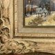 Gouache painting “Boulevard Haussmannien” Paris by Fred Bertrand (1915) + C