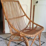 Rattan armchair