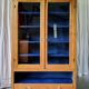 Glass-fronted bookcase