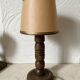 Turned wooden floor lamp, 1930s-1940s.