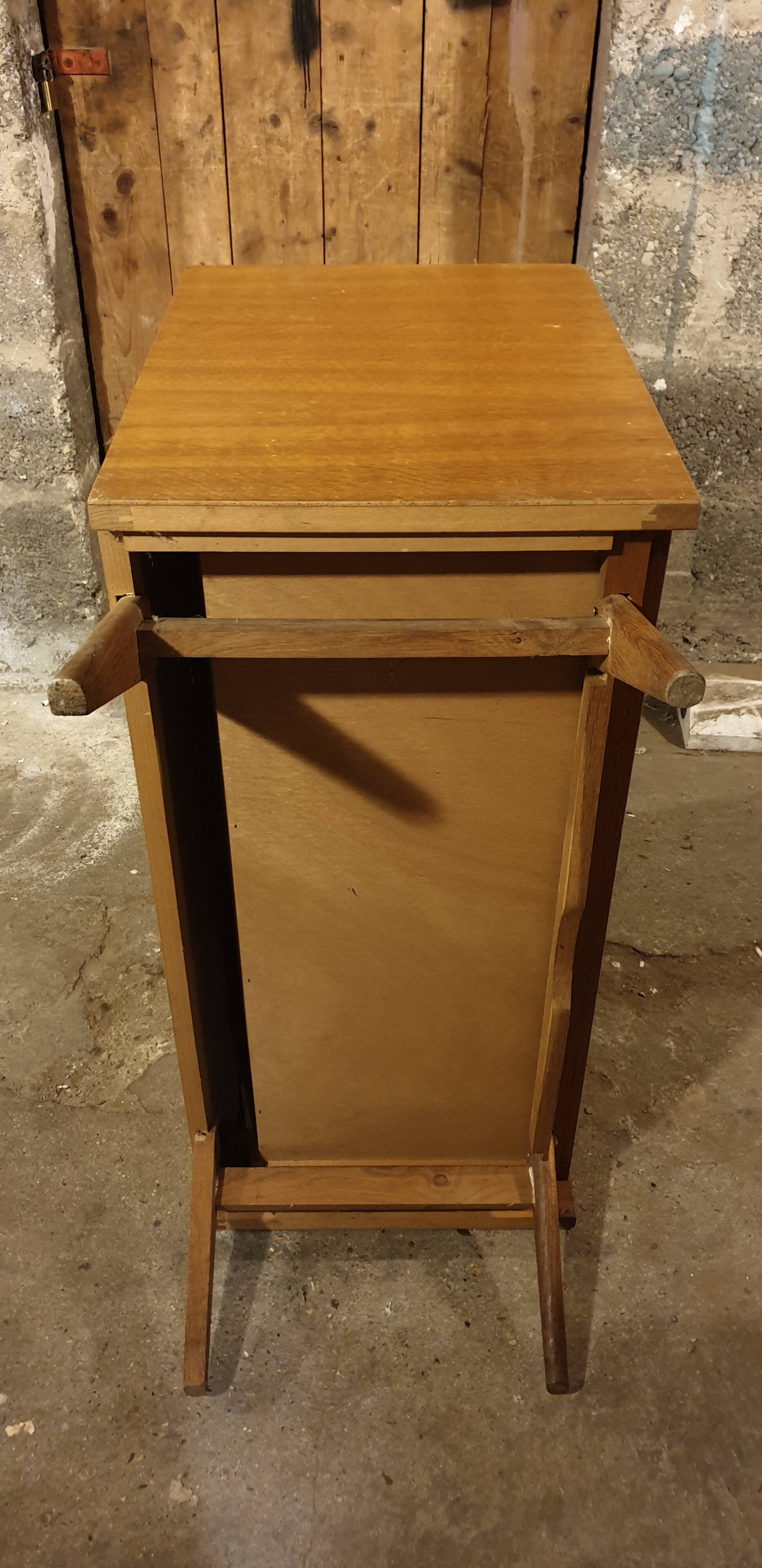 Vintage sixties rattan chest of drawers