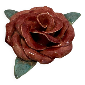 Vintage ceramic rose