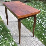 Dining table folding old rosewood from 2 to 6 people
