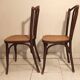 Lot de 4 chaises bistrot 1900 par J et J Kohn modèle 462