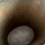 Corbeille à papier en métal décor Paris