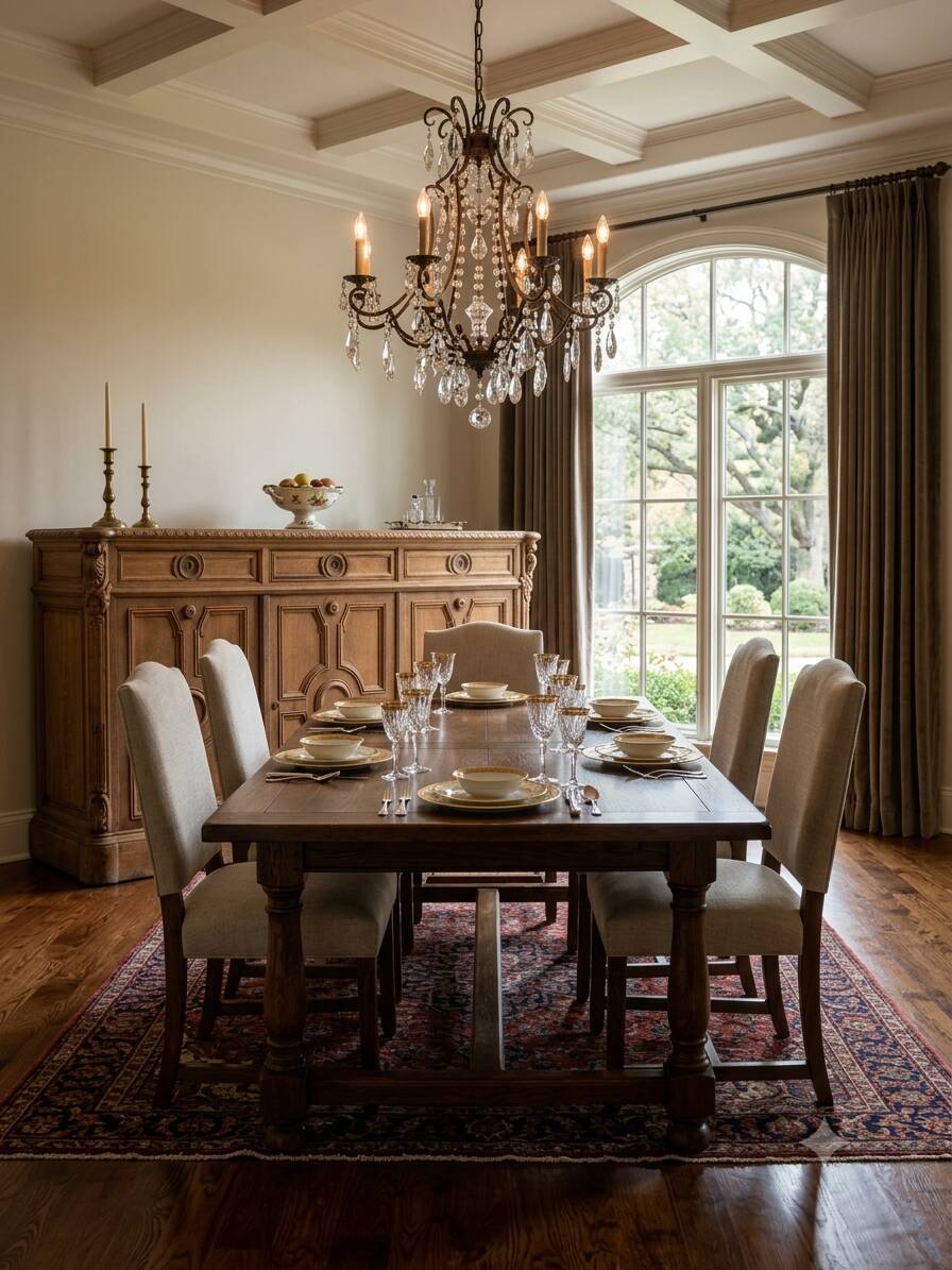 Buffet bas en chêne du XIXème