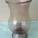 Bubble glass candle holder