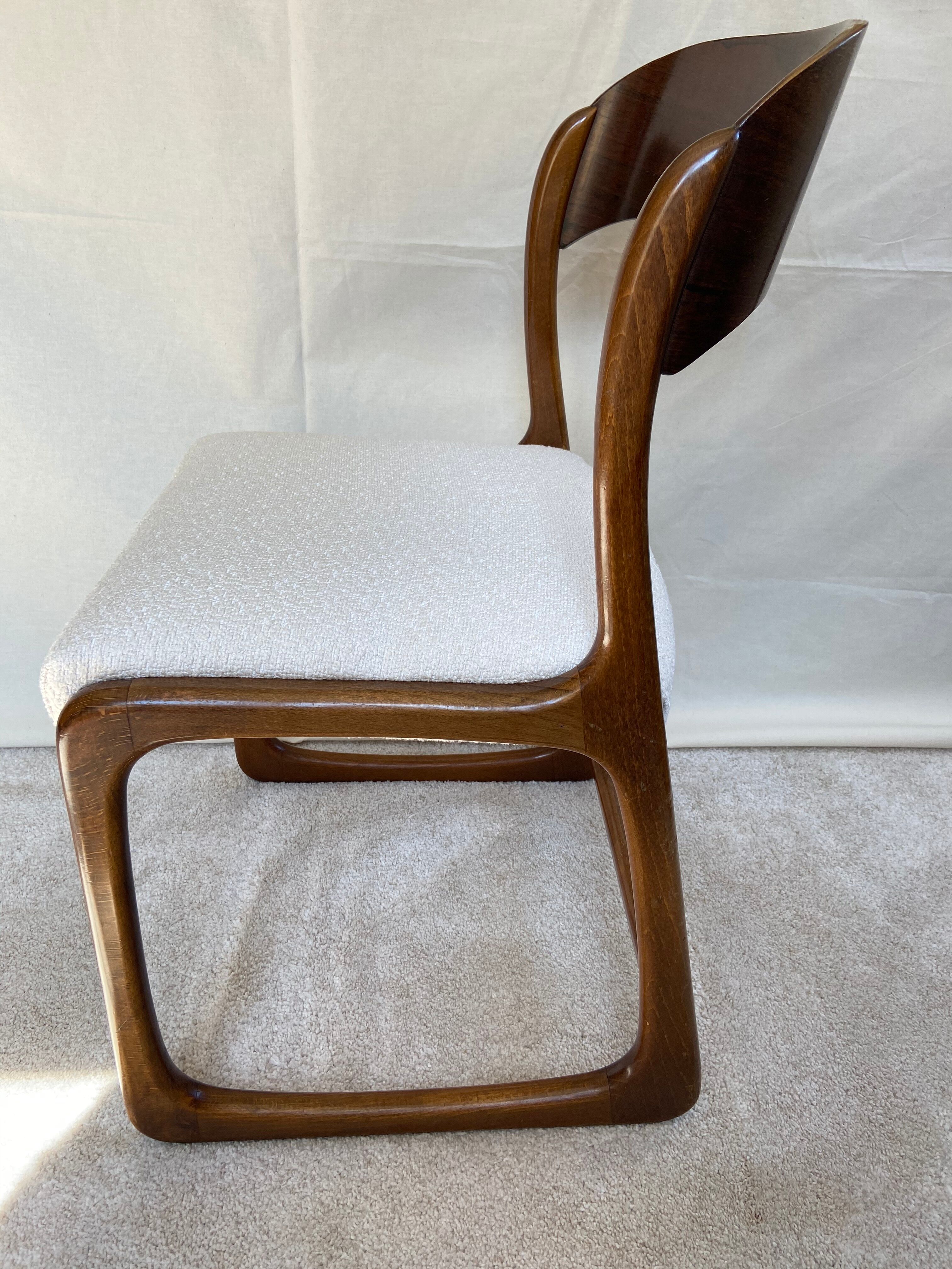 Set of 2 Baumann sleigh chairs