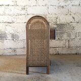 Bedside wood and caning 1970