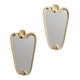 Wall Mirrors in the style of Osvaldo Borsani, Italy, 1950s, Set of 2