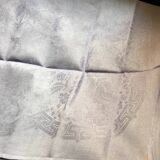 Old embroidered table napkin AC lilac