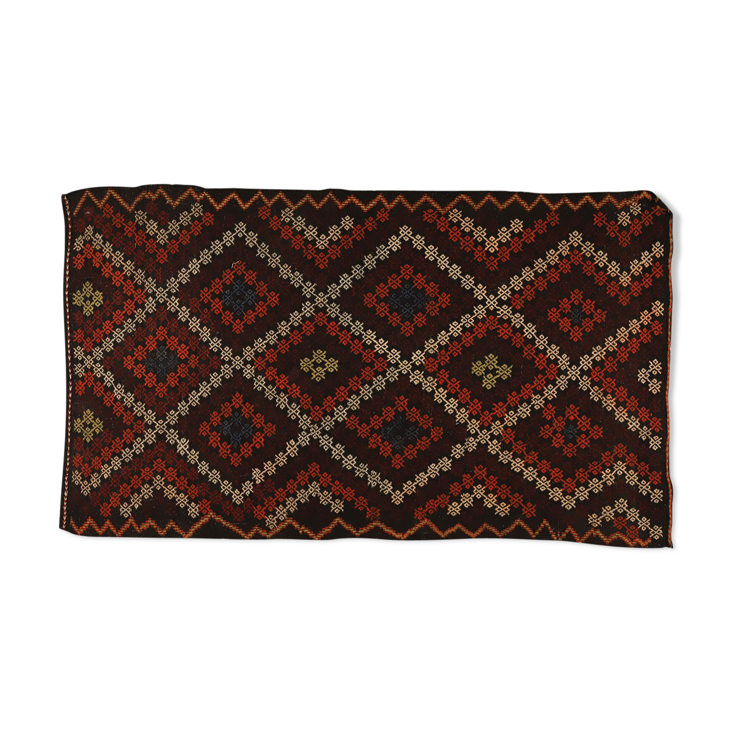 Anatolian handmade kilim rug 287 cm x 157 cm