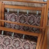 Two vintage folding armchairs