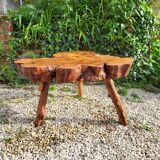 Coffee table in brutalist style