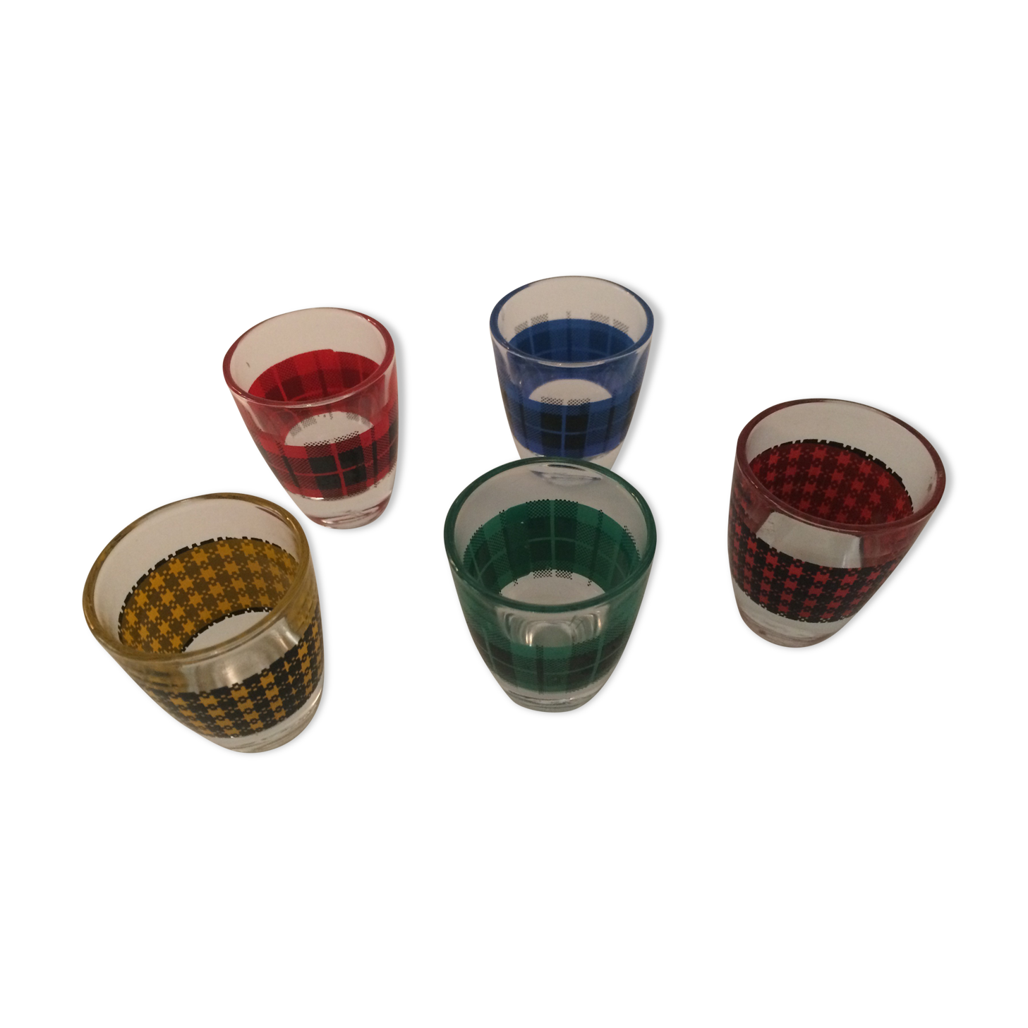 6 digestive glasses from the 50s