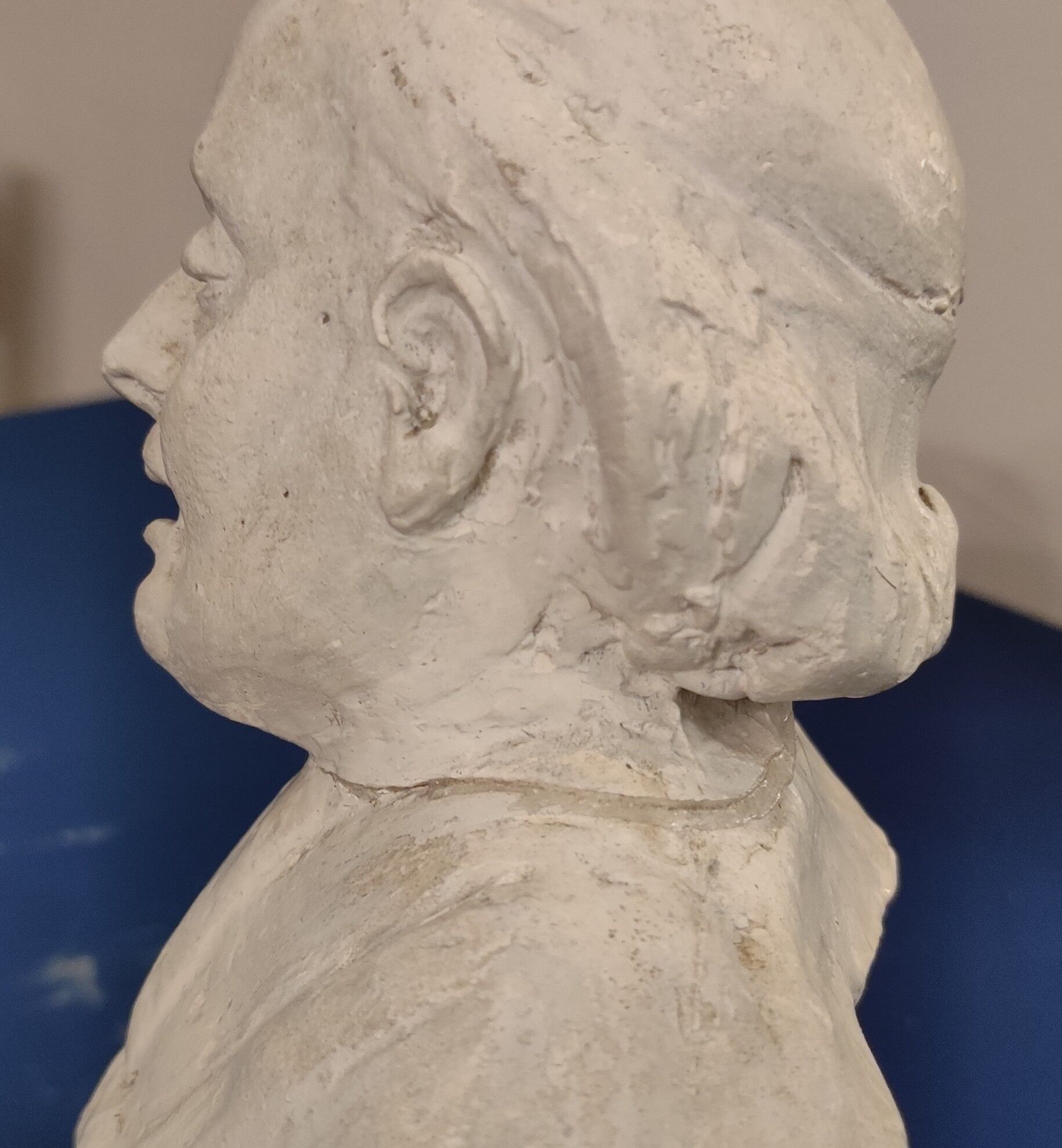 Plaster workshop bust