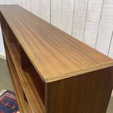 1950s English mahogany bookcase shelf