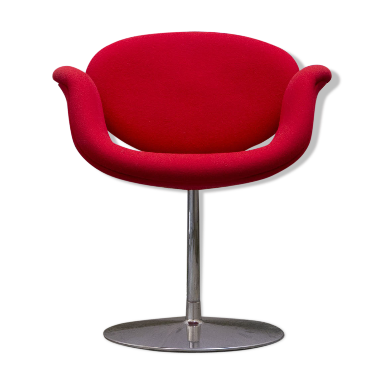 Armchair "little tulip" red by Pierre Paulin 1970