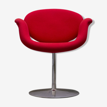 Fauteuil "little tulip" rouge par Pierre Paulin 1970