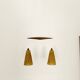 Teakwood and Sisal Pendant Lamp by Temde