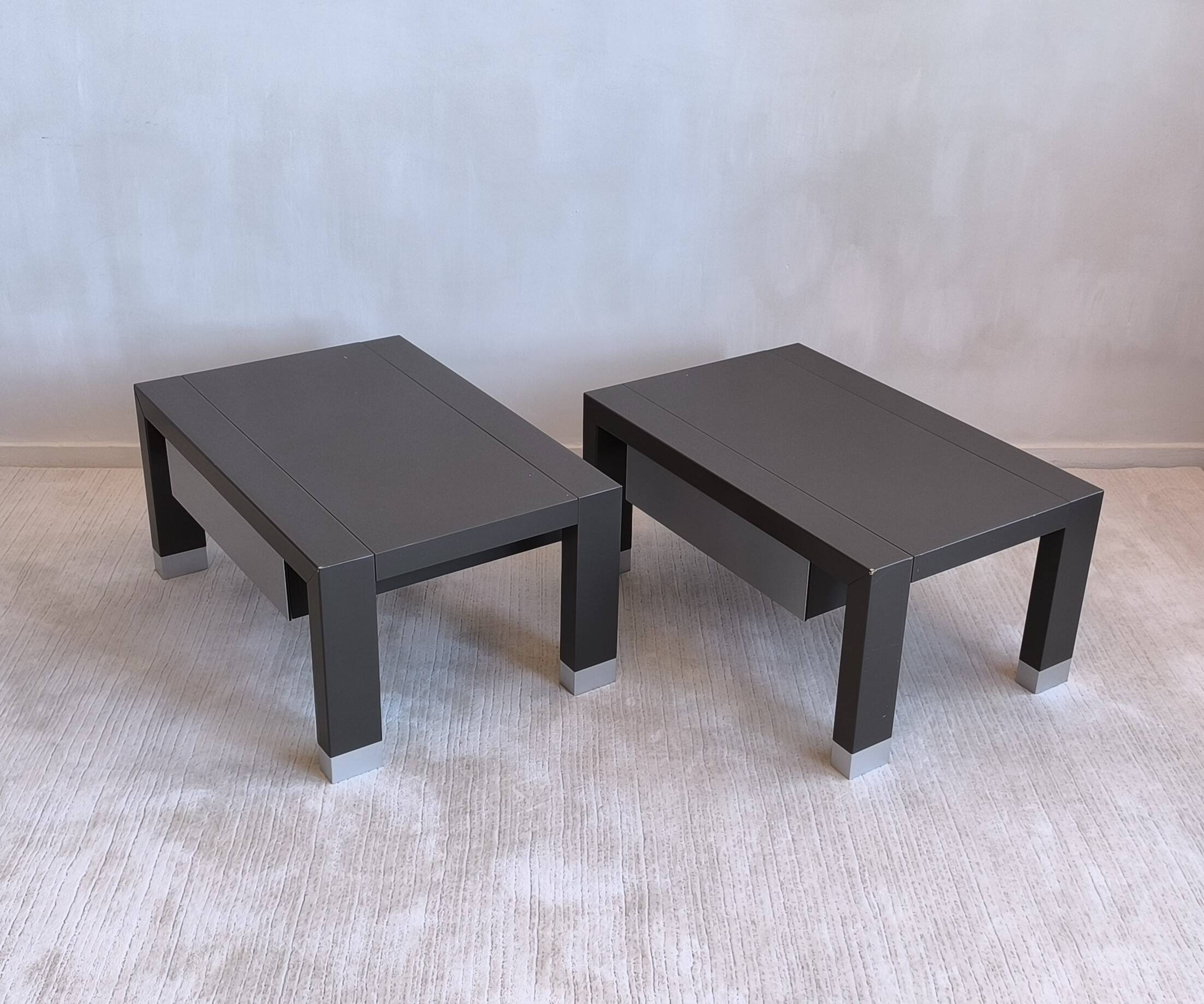 Very beautiful bedside tables lumeo by ligne roset designed by peter maly.