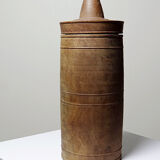 Old turned wooden case/box, 19th-20th century, mechanical? beekeeping?