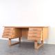 Oak Freestanding Desk by Torben Valeur & Henning Jensen for Dyrlund, 1960s.