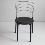 Steel wire and foam "Delfina" dining chairs by Giuseppe Raimondi for Tetide Italy, 1987.