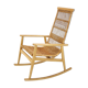 Mid-century rattan rocking chair, 1960's